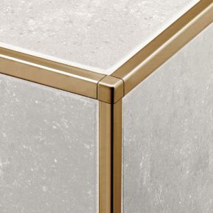 12.5MM BRUSHED COPPER QUADRO TRIM