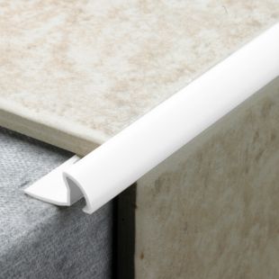 TILE EDGING WHITE (9.5mm)