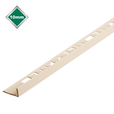 10MM SOFT PEACH L SHAPE PVC TILE TRIM