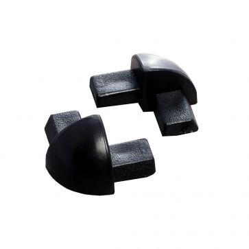 12MM NEW BLACK PVC CORNERS 2 PACK