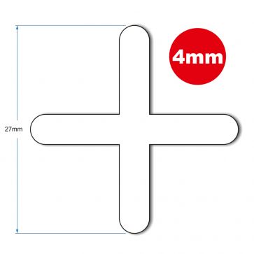 4mm LONG LEG TILE SPACER 500