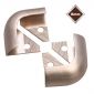 8MM S/STEEL EFFECT TRIM CORNERS